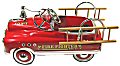Pedal Cars: Red Comet Pedal Car