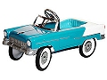 Pedal Cars: Classic 55 In Aqua/White